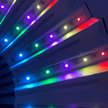 Vibrant LED Light Up Fans - rechargeable or battery powered - Gay SkateVibrant LED Light Up Fans - rechargeable or battery poweredGay SkateGay Skate14:202422806#A - colorful change