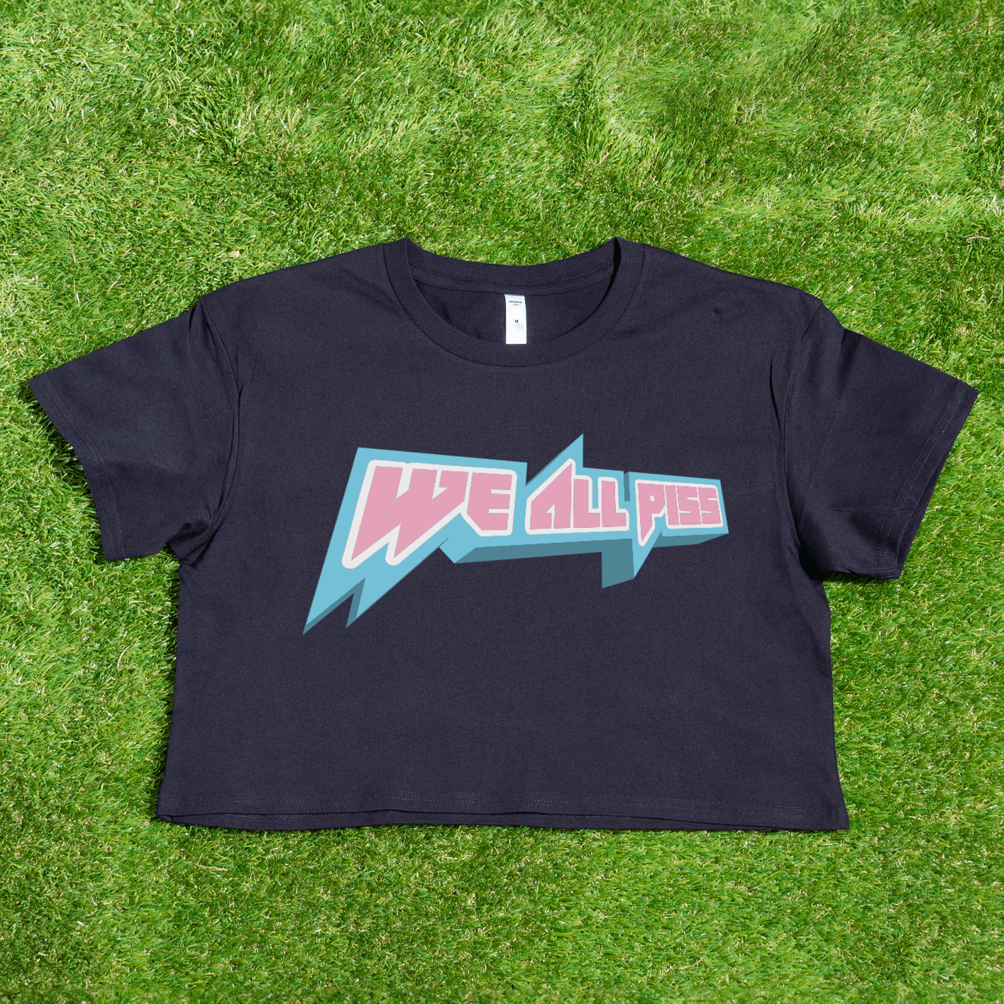 We All Plss - locally printed crop tee