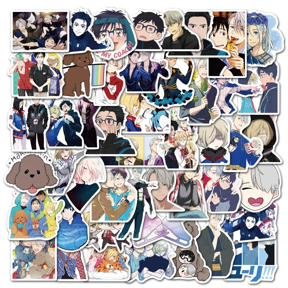 Yuri!!! On Ice - bulk pack of 50 stickers