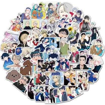 Yuri!!! On Ice - bulk pack of 50 stickers