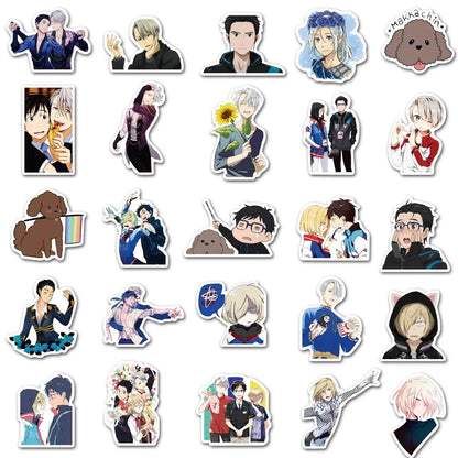 Yuri!!! On Ice - bulk pack of 50 stickers