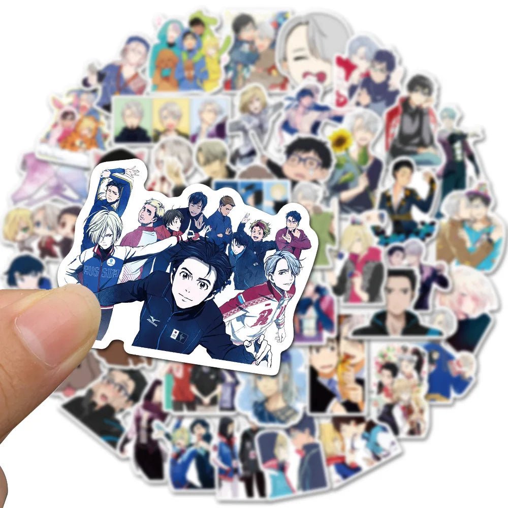 Yuri!!! On Ice - bulk pack of 50 stickers